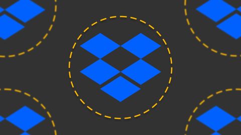 The Dropbox Business logo on the ITPro background