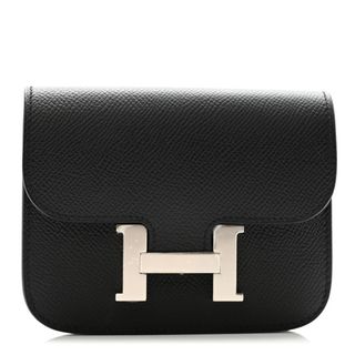 Hermes Epsom Constance Slim Wallet Black