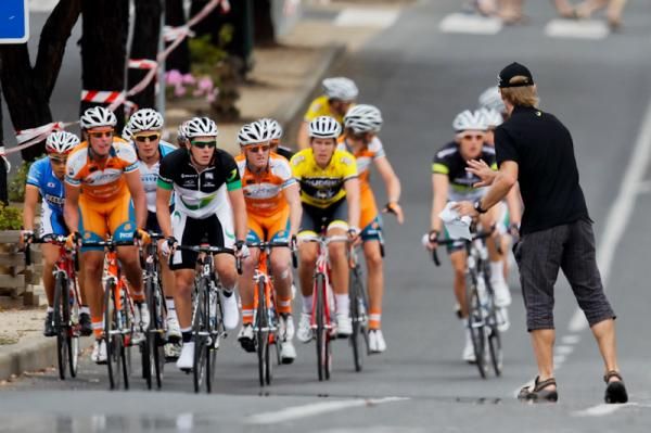 An early crash slowed the race down.