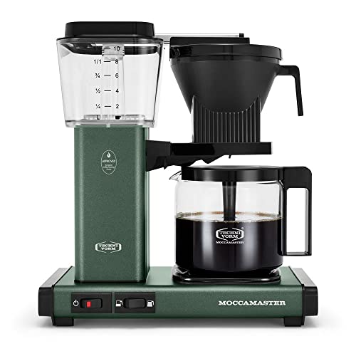 Technivorm Moccamaster 53923 KBGV Select 10 Cup Coffee Machine, Juniper, 40 oz, 10 cups, 1.25L