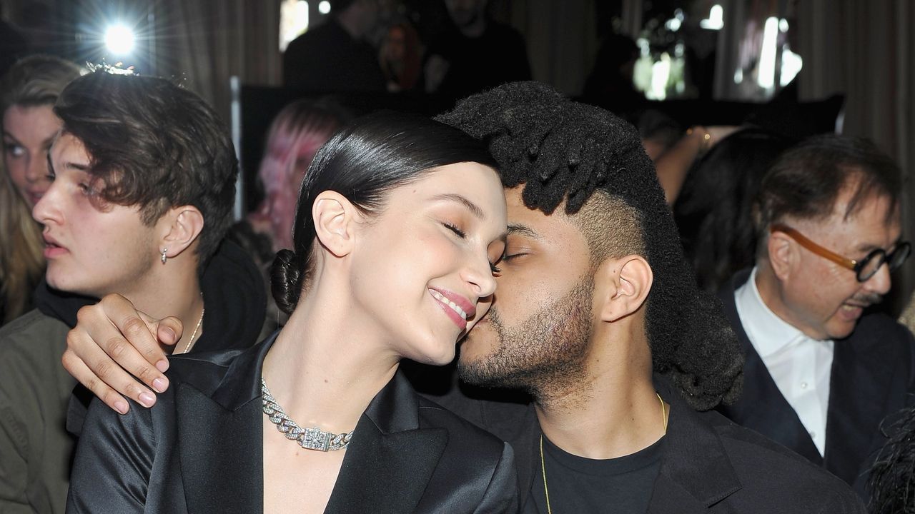 Bella Hadid Kissing The Weeknd in Cannes