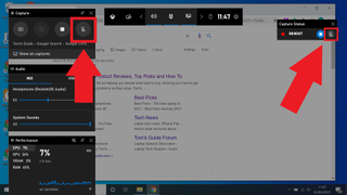 how to record your screen on windows 10 - uncheck mic