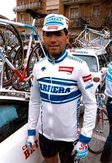 Davide Cassani at the 1986 Tirreno-Adriatico.