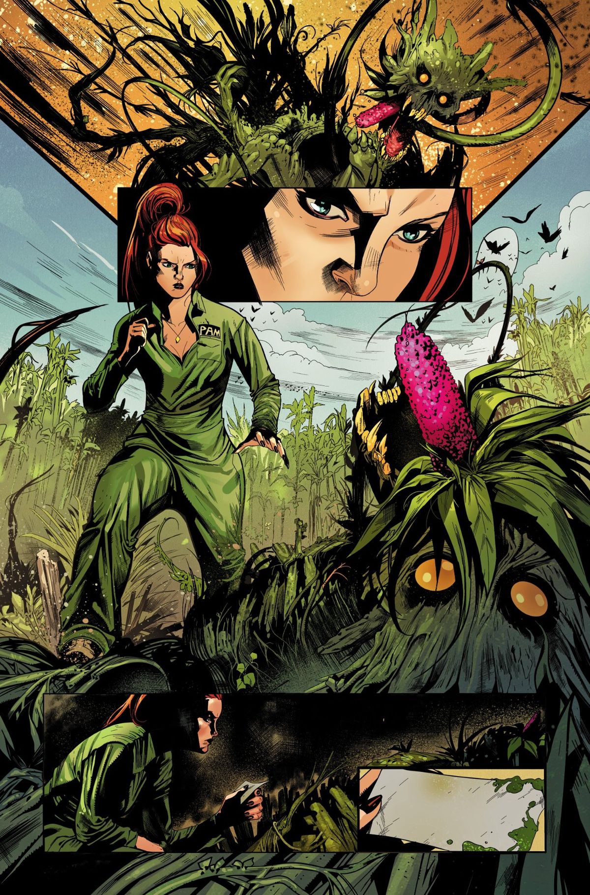 Poison Ivy #7 interior art by Atagun Ilhan