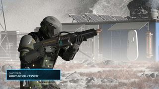 Helldivers 2 screenshot of the new arc-12 shotgun