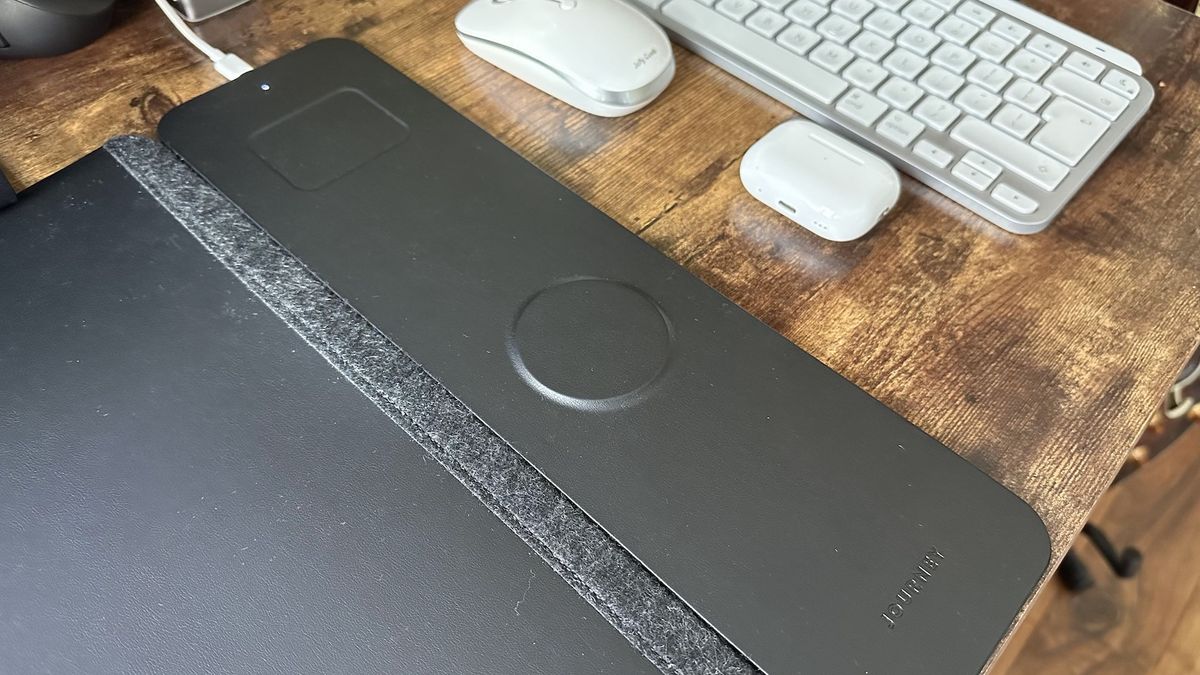 Journey ALTI Wireless Charging Desk Mat review power and style iMore