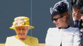 Queen Elizabeth II and Zara Phillips attend day 4 of Royal Ascot at Ascot Racecourse on June 19, 2015 in Ascot, England