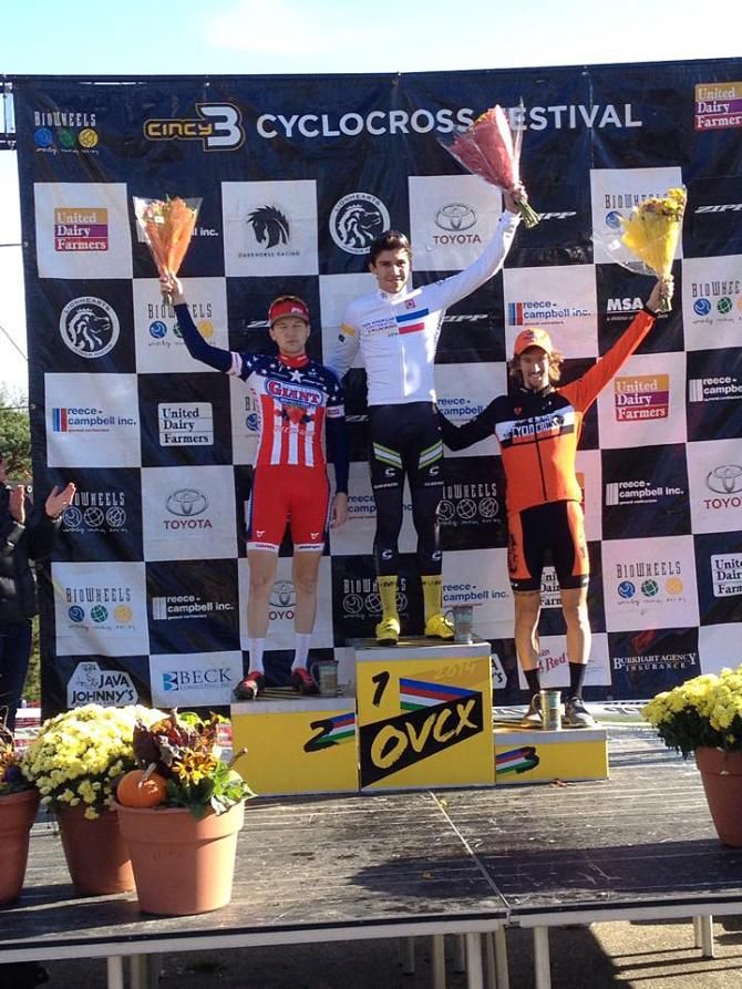 Curtis White tops the U23 men's podium