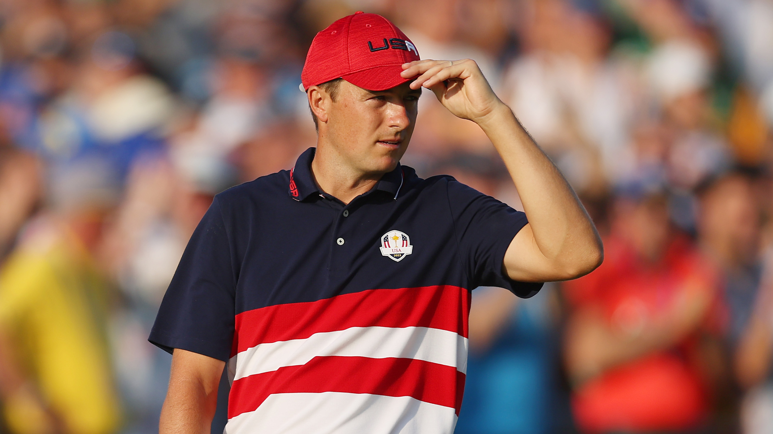 Jordan Spieth at the Ryder Cup