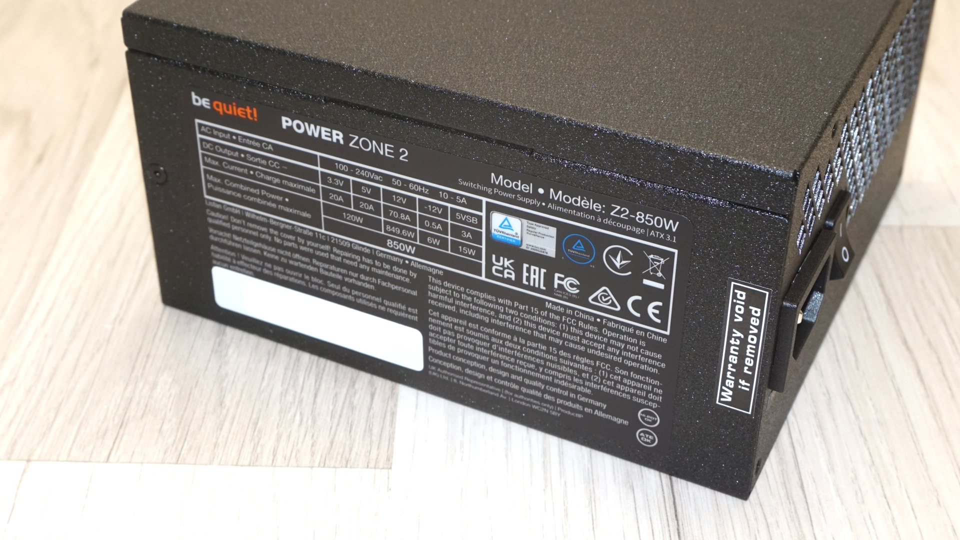 be quiet! Power Zone 2 850W