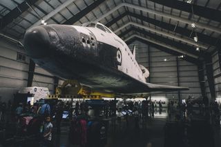 Space Shuttle Endeavour on Display at the California Science Center