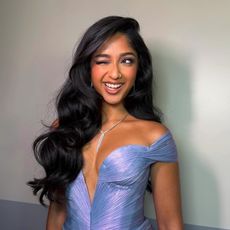 Photo of Maitreyi Ramakrishnan before the Freakier Friday premiere 