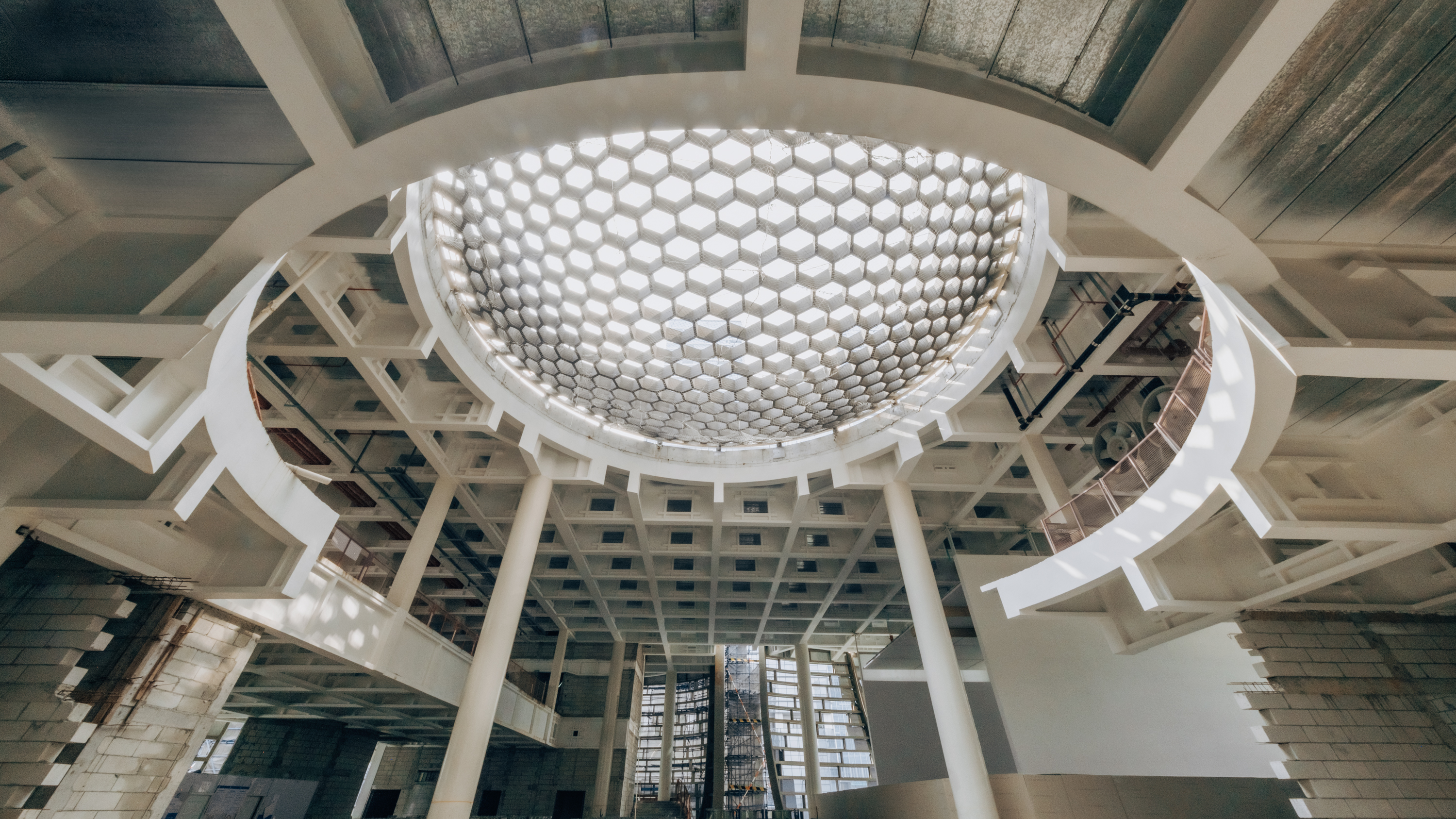 R&amp;oacute;ng Museum of Art by Ole Scheeren construction site shot