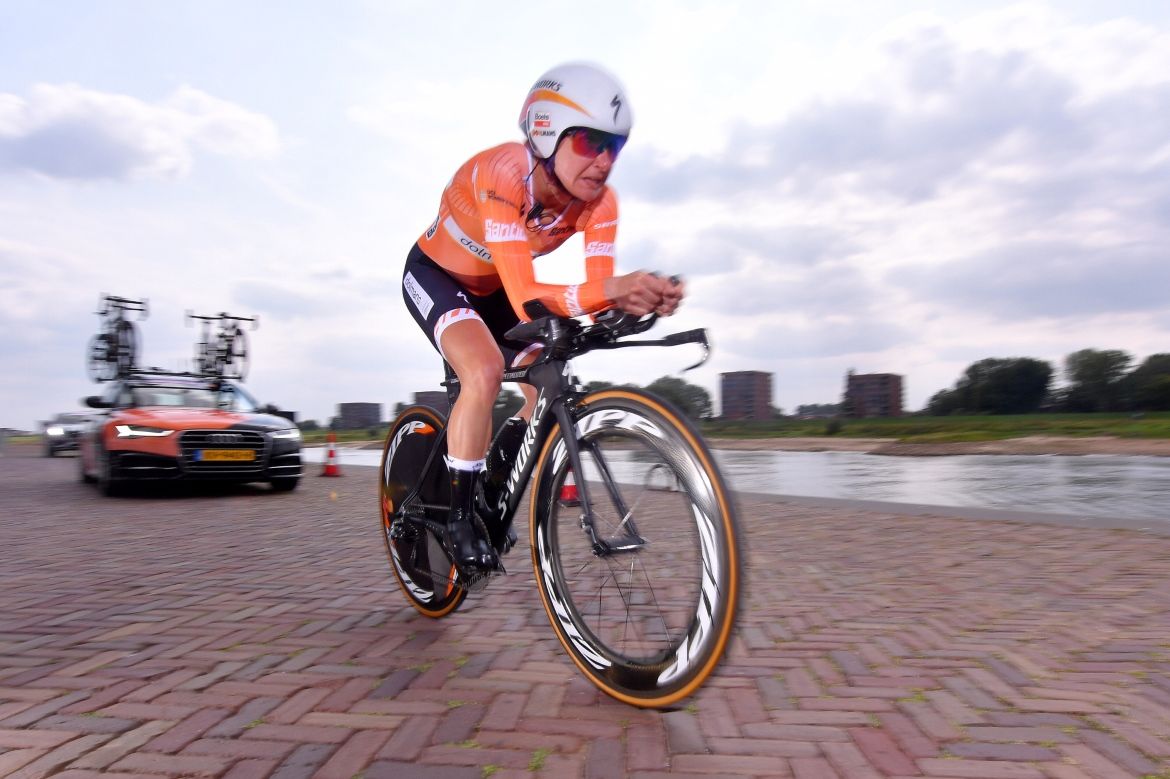 Megan Guarnier (Team Boels Dolmans Cycling Team), during the 21st Boels Rental Ladies Tour 2018, Prologue - Stage 1 a 3,2km Individual Time Trial from Arnhem to Arnhem