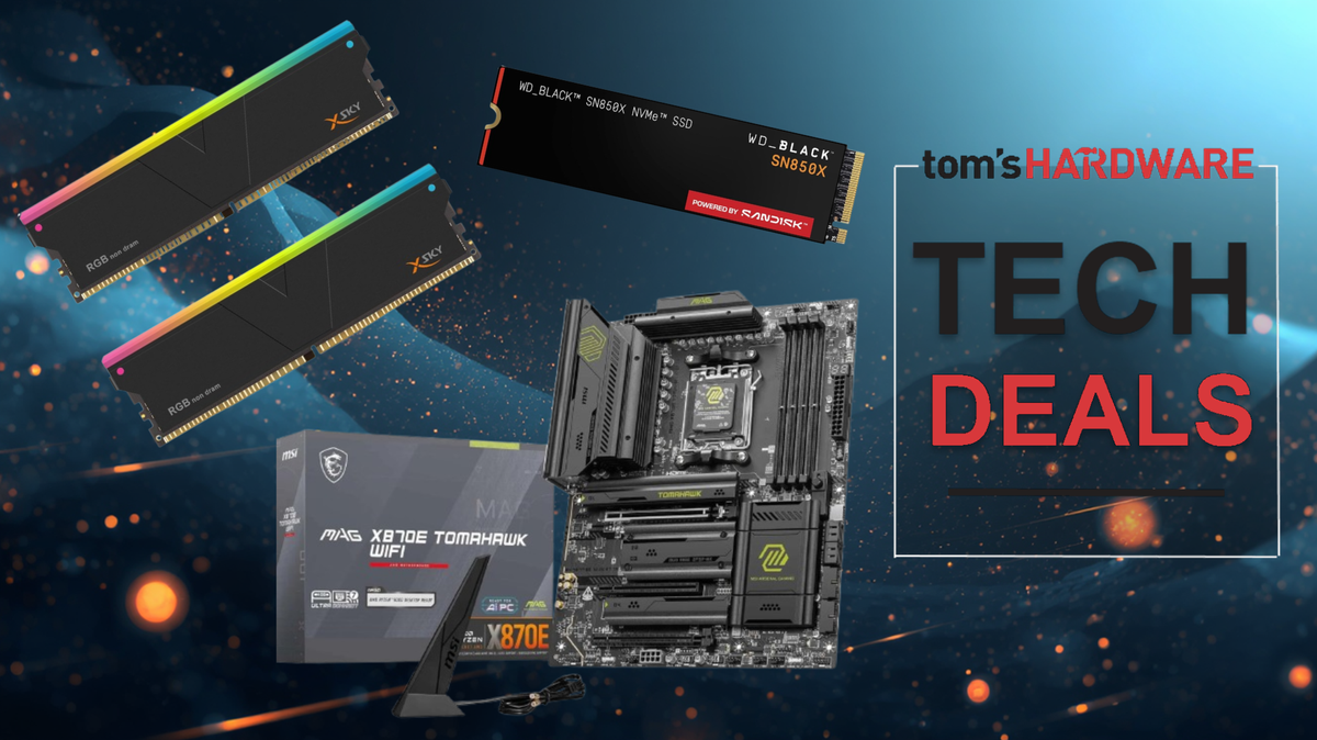 Save a massive $520 on a gaming PC upgrade with this mega Newegg DDR5 RAM combo worth $1,159 separately — free 1TB SSD thrown in ramps up the value of this $639.99 upgrade bundle with 32GB memory kit and a MSI MAG motherboard