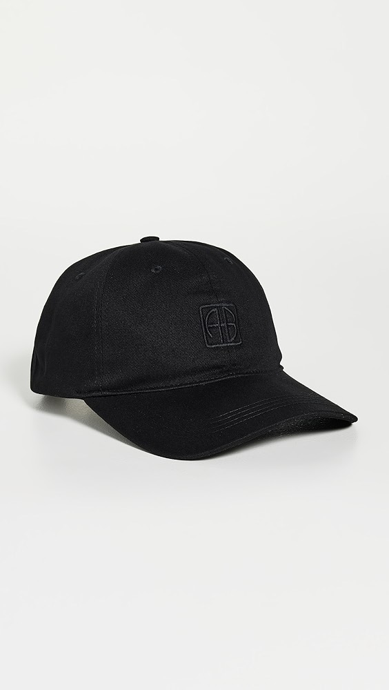 Anine Bing Jeremy Baseball Cap Framed Monogram