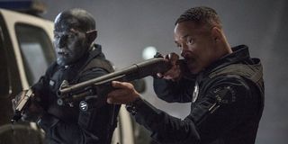 Will Smith and Joel Egerton in Bright