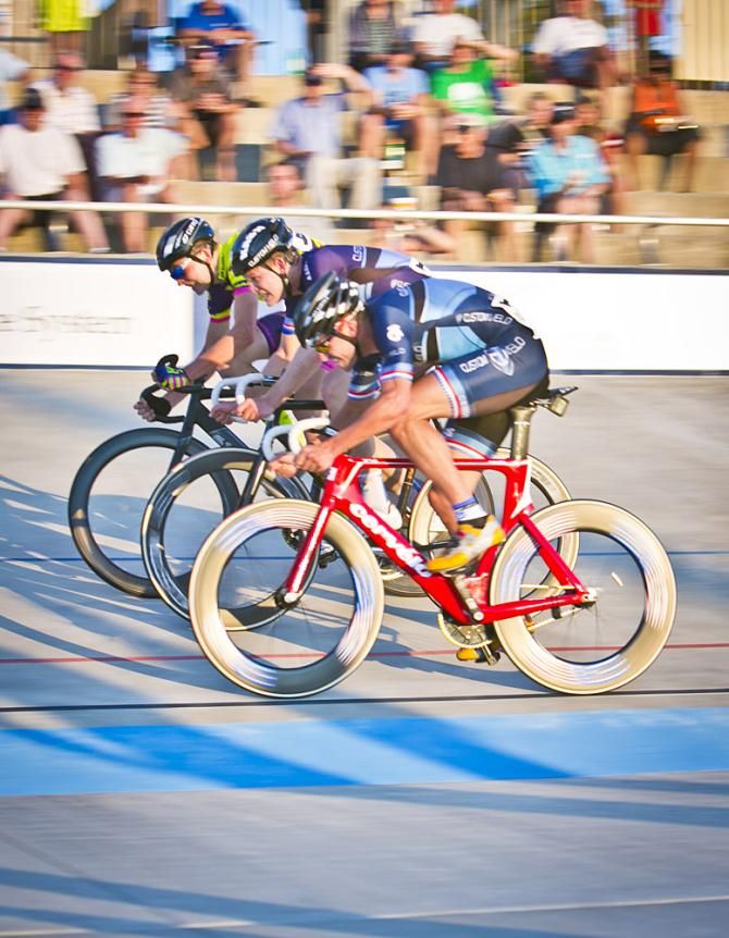 The last 3 riders in the Men's Miss and Out National Championship were Kent Ross (PDX DEVO Junior Cycling Team), John Simes (Custom Velo) and Bobby Lea (Custom Velo)