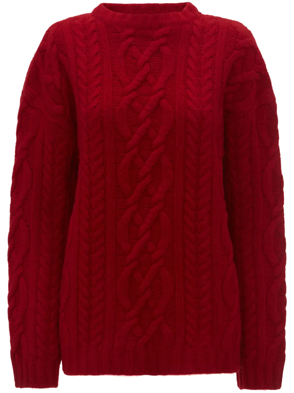 Jw Anderson Cable-Knit Crew-Neck Jumper | L