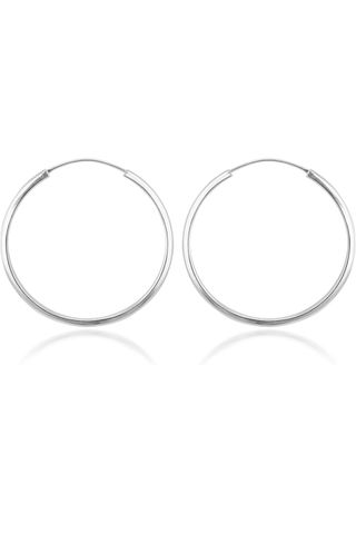 Amazon Essentials Sterling Silver Plated Hoop Earrings