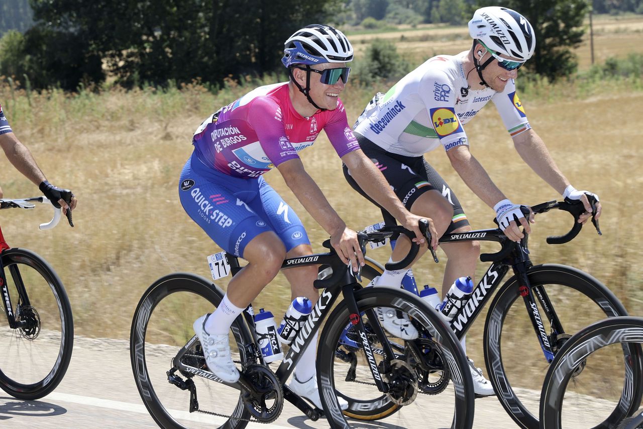 Cycling: Vuelta Burgos 2020 / Burgos Tour 2020 / 4&Acirc;&ordf; Etapa / 4&Acirc;&ordf; Stage /
Peloton / Bunch / GOBIK /
EVENEPOEL, Remco (BEL) /
Bodegas NAVAL (Gumiel de Izan ) - Roa de Duero (163 Km) 31-07-2020 /
Cycling: Vuelta Burgos 2020 / Burgos Tour 2020 /
&Acirc;&copy;PHOTOGOMEZSPORT2020