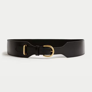 M&S Leather Elastic Waist Belt