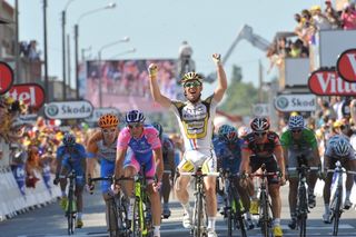 Mark Cavendish wins, Tour de France 2010, stage 11