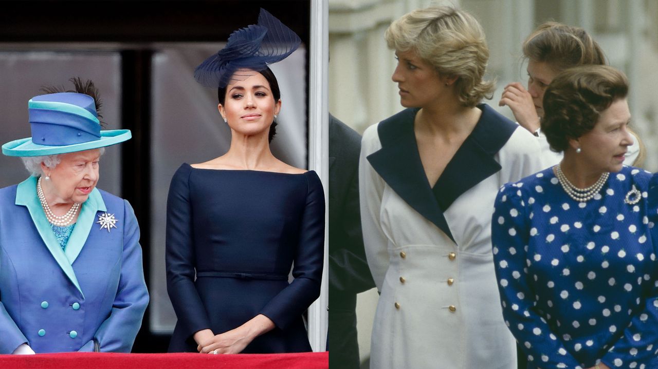 meghan markle queen elizabeth princess diana