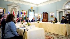 Israel and Lebanon hold direct talks at the U.S. State Department