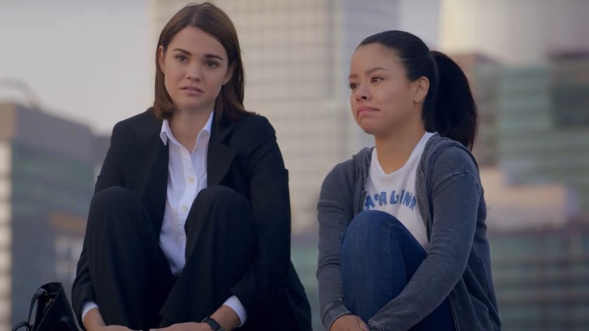 Maia Mitchell and Cierra Ramirez on Good Trouble.