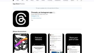 Screenshot of App Store