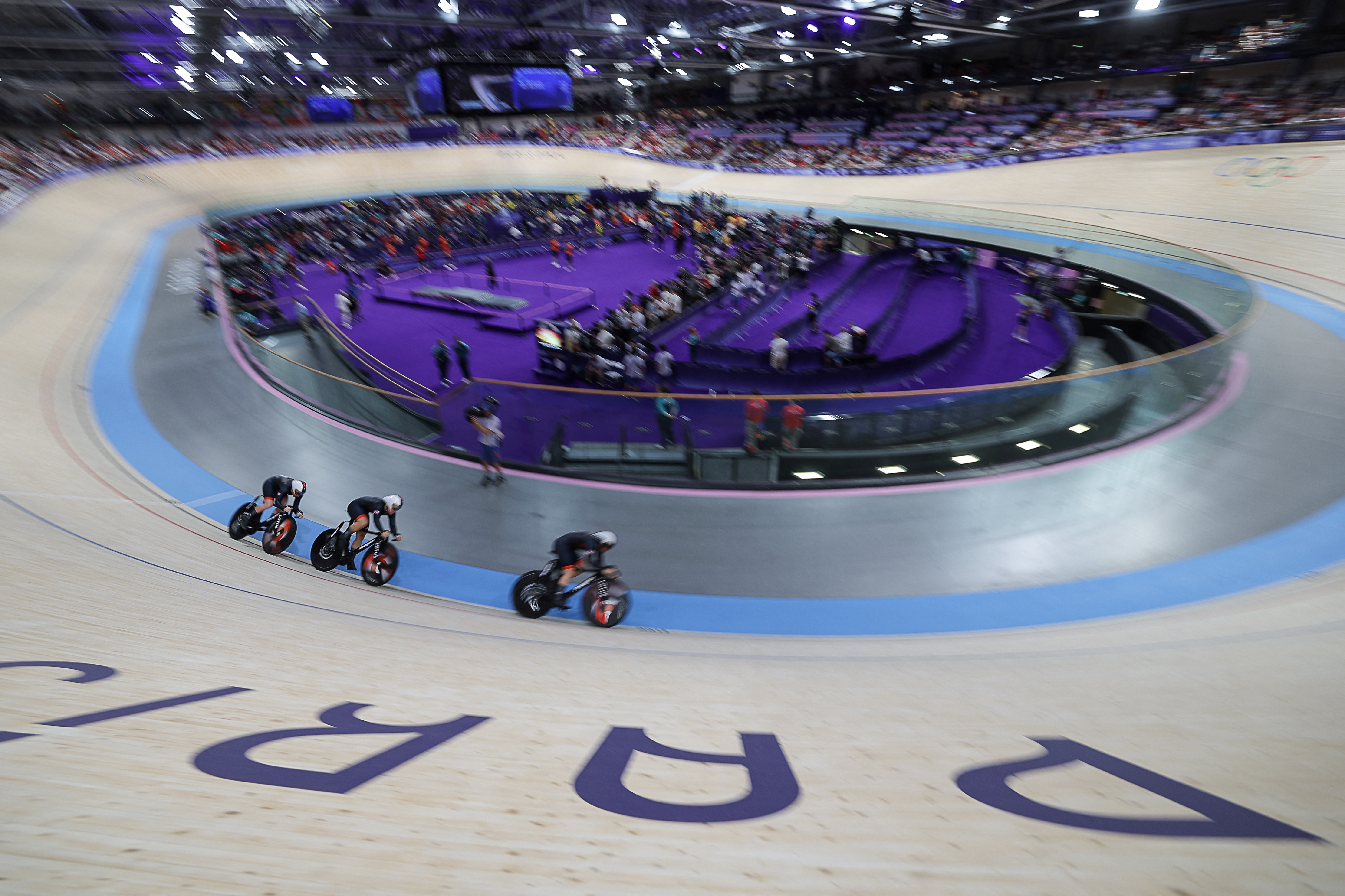 Team GB women set new world record in Paris Olympics team sprint qualifying Team GB women set new world record in Paris Olympics team sprint qualifying