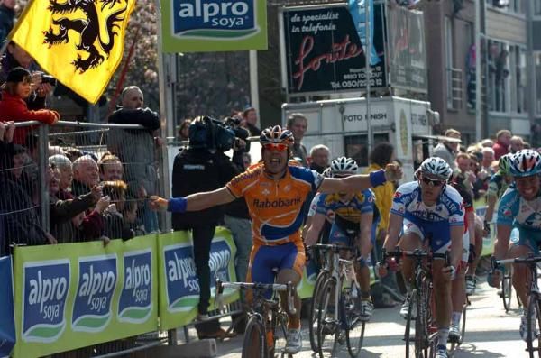 Gent-Wevelgem in 2008 was one of Freire's most impressive wins