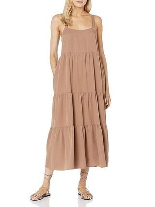 The Drop, Brit Tiered Ankle Maxi Tent Dress