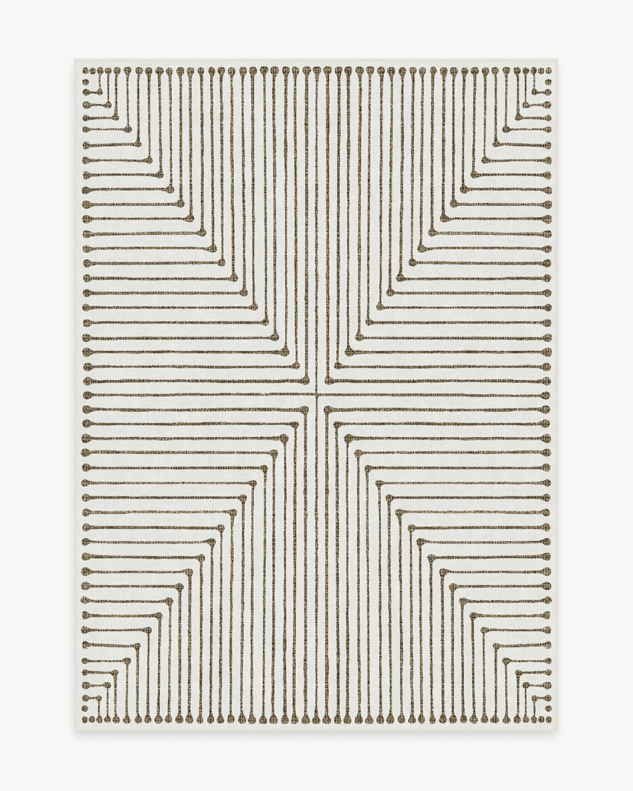 Inkdrop Camel &amp;amp; Ivory Rug by Jonathan Adler