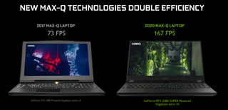 Nvidia Max-Q efficiency comparison