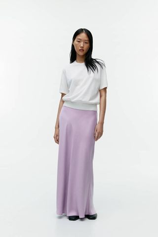 Maxi Satin Skirt