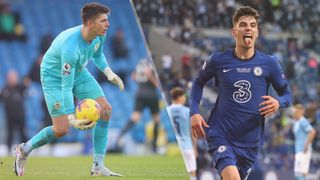 Nick Pope of Burnley and Kai Havertz of Chelsea could both feature in the Burnley vs Chelsea live stream