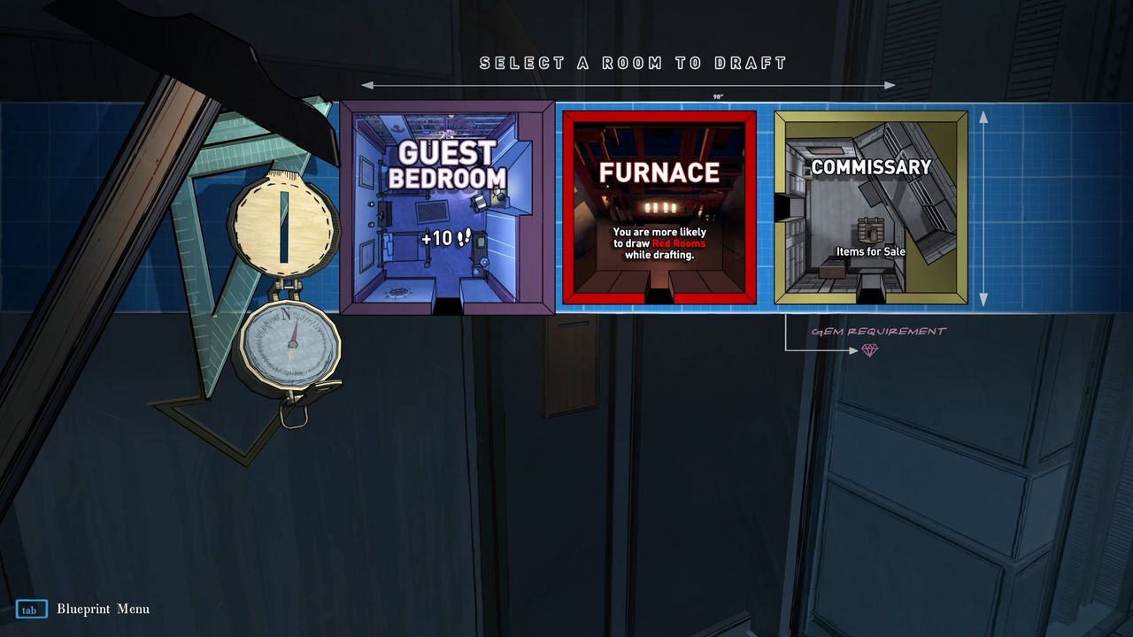 Screenshots of Blue Prince the game
