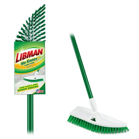 Libman No Knees Floor Scrub Green Steel Handle