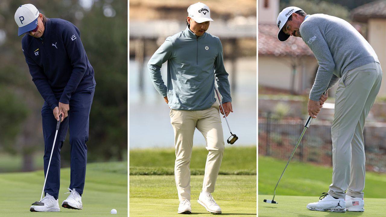 Rickie Fowler, Min Woo Lee and Keegan Bradley all hit putters