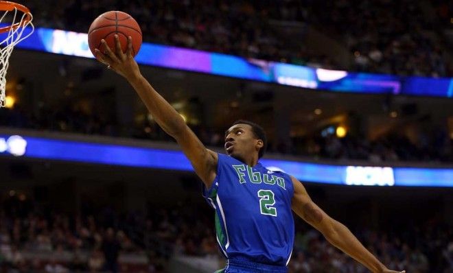 Bernard Thompson of the Florida Gulf Coast Eagles had the sixth-highest steal percentage in the country this year. He can score, too.