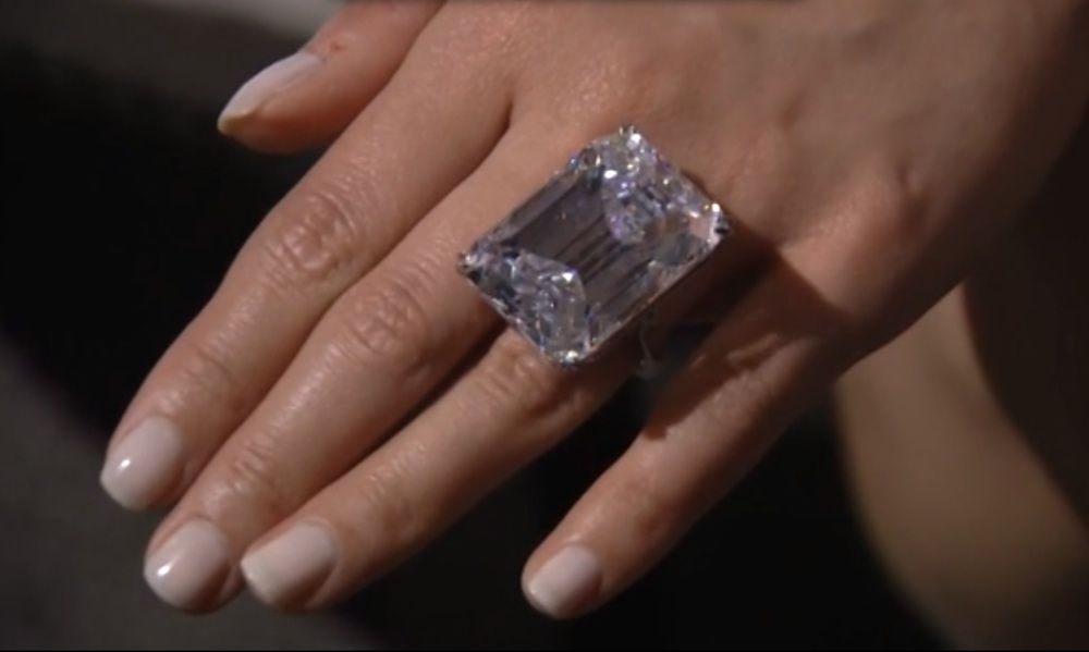 a giant flawless 100 carat diamond