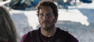 Peter Quill (Chris Pratt) in the Thor: Love and Thunder teaser trailer