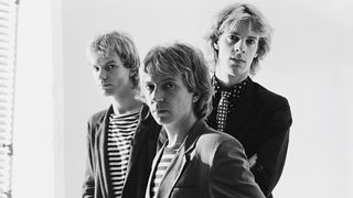 The Police (L-R): bassist/singer Sting, guitarist Andy Summers, and drummer Stewart Copeland