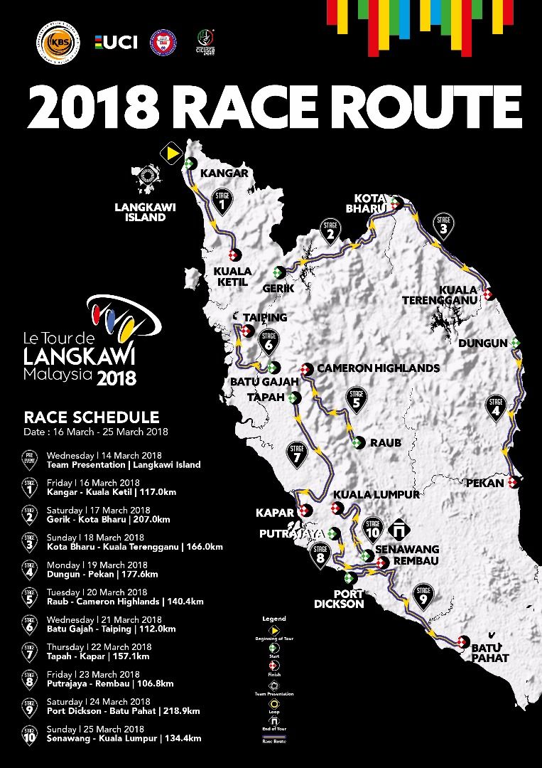 Sprinter-focused 2018 Tour de Langkawi route announced  Cyclingnews