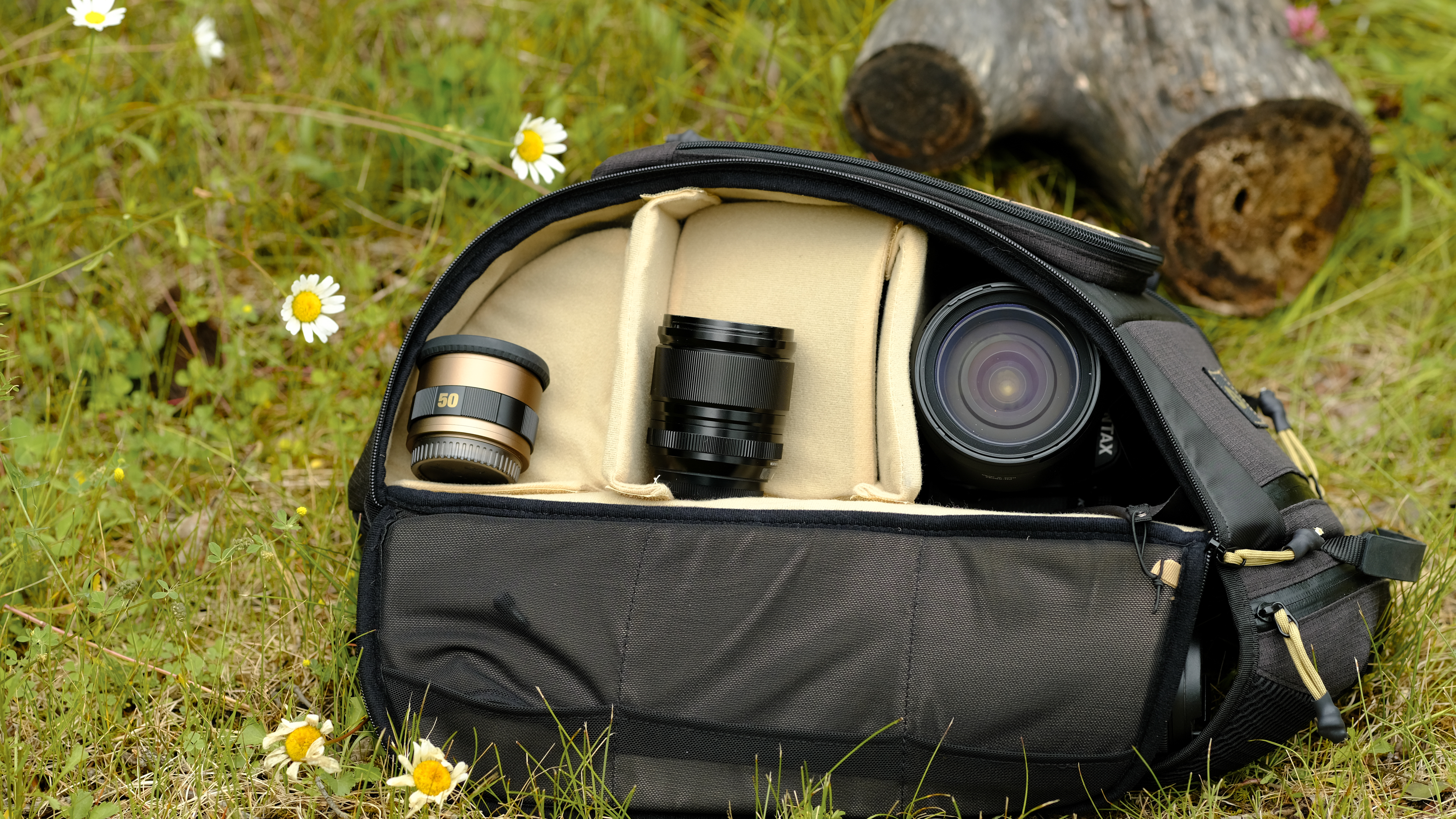 The PolarPro RoadRunner 16L outdoors
