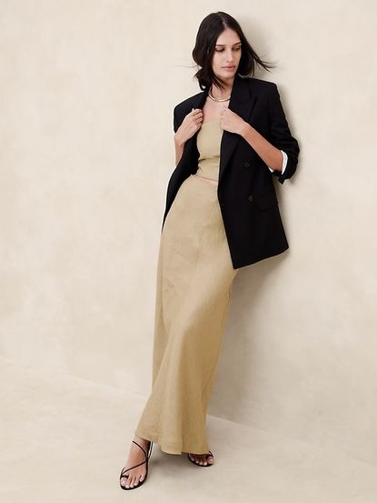 Mari linen skirt jeans