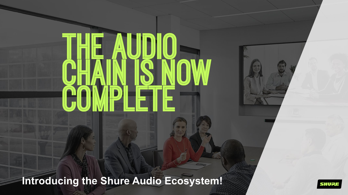 Shure Audio Ecosystem for Conferencing