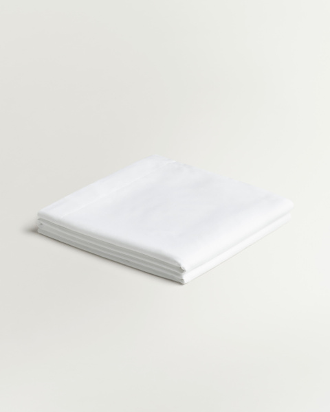 Sateen Flat Sheet &amp;ndash; Crisp White